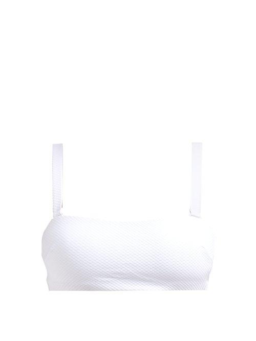 Matchesfashion.com Asceno - Bandeau Bikini Top - Womens - White
