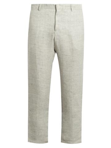 Helbers Flat-front Straight-leg Trousers