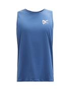 Matchesfashion.com District Vision - Air Wear Logo-print Perforated-jersey Tank Top - Mens - Blue