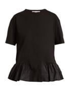 Stella Mccartney Ruffled-hem Cotton T-shirt