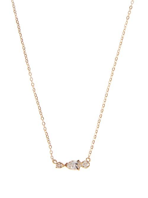 Loren Stewart Diamond, Sapphire & Yellow-gold Necklace