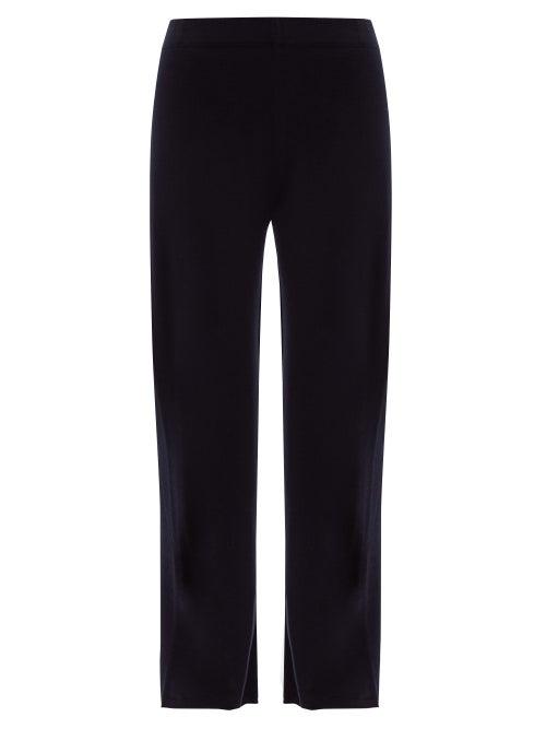 Matchesfashion.com Max Mara Leisure - Sofocle Trousers - Womens - Navy