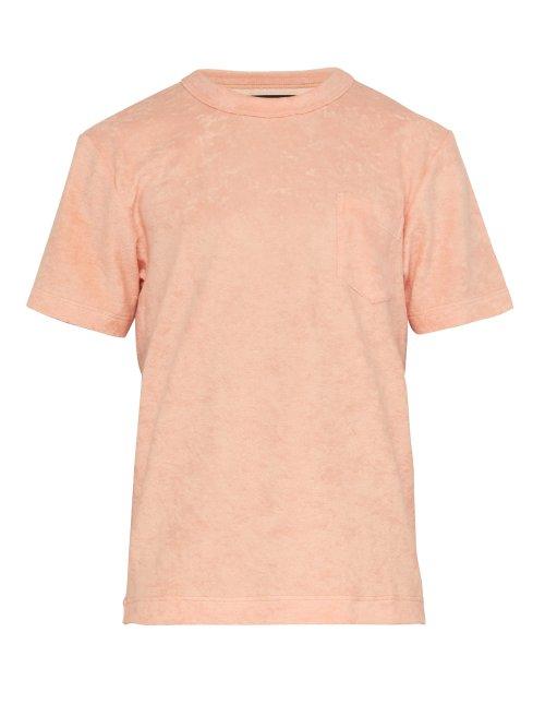 Matchesfashion.com Howlin' - Fons Terry Towelling Cotton Blend T Shirt - Mens - Orange