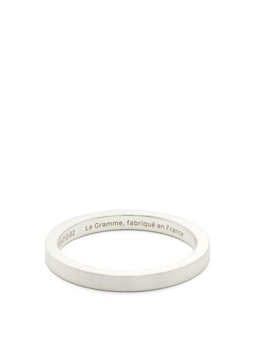 Matchesfashion.com Le Gramme - Le 3 Sterling Silver Ring - Mens - Silver
