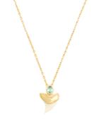 Theodora Warre Apatite, Shark's-tooth And Gold-plated Necklace