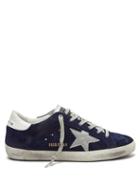 Matchesfashion.com Golden Goose Deluxe Brand - Super Star Suede Low Top Trainers - Womens - Navy