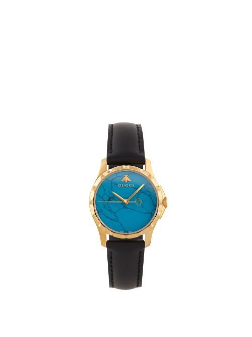 Gucci G-timeless Leather Watch