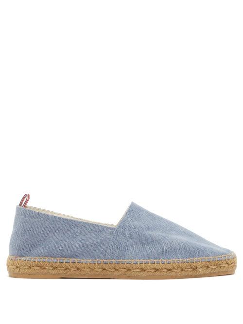 Matchesfashion.com Castaer - Classic Canvas Espadrilles - Mens - Blue