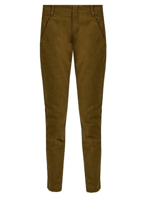 A.l.c. Jepson Mid-rise Slim-fit Trousers