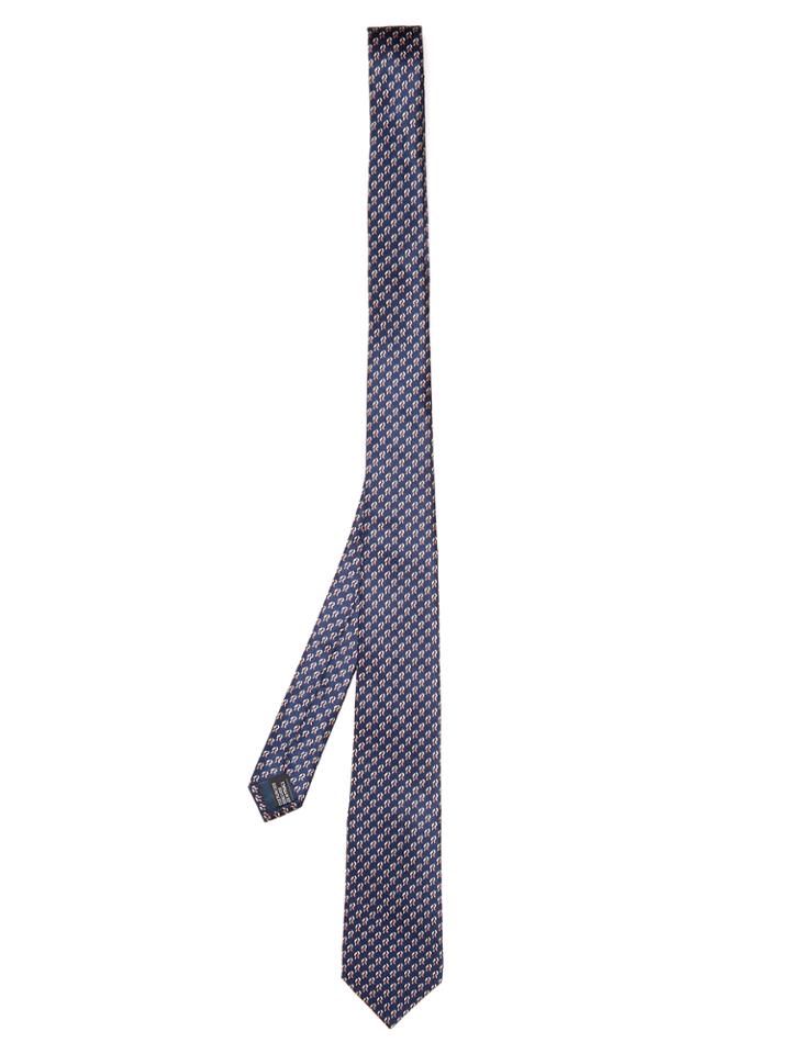 Lanvin Geometric-print Silk Tie