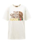 Gucci - X The North Face Logo-print Cotton-jersey T-shirt - Womens - Ivory