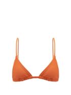 Matchesfashion.com Casa Raki - Cindy Striped Bikini Top - Womens - Orange