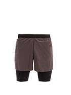 Matchesfashion.com Soar - Elasticated Shell Running Shorts - Mens - Grey
