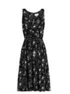 Hvn Jordan Firework-print Sleeveless Dress