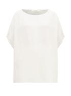 Matchesfashion.com The Row - Lylia Bateau Neck Crepe Top - Womens - Ivory