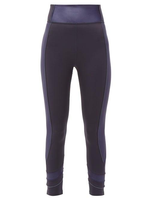 Matchesfashion.com The Upside - Nalu Side Panelled Leggings - Womens - Navy