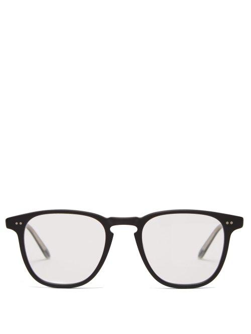 Matchesfashion.com Garrett Leight - Brooks 47 Square Frame Glasses - Mens - Black