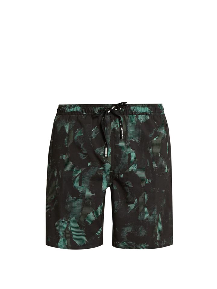 The Upside Ultra Sketchy Camouflage-print Training Shorts