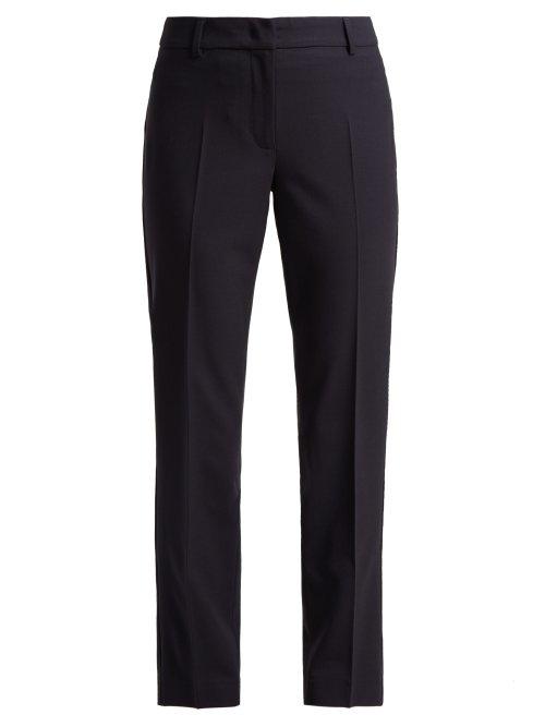 Matchesfashion.com Weekend Max Mara - Maga Trousers - Womens - Navy
