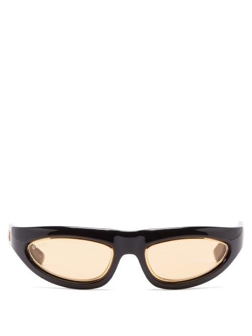 Gucci Eyewear - D-frame Acetate Sunglasses - Mens - Black
