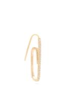 Hillier Bartley Swarovski-embellished Paperclip Single Earring