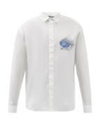 Jacquemus - Simon Candy-print Cotton-poplin Shirt - Mens - White