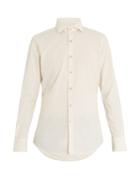 Glanshirt Floral-print Long-sleeved Cotton-blend Shirt