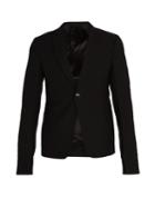Rick Owens Single-breasted Wool Blazer