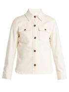 Matchesfashion.com Frame - Easy Denim Jacket - Womens - Cream