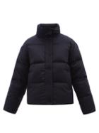 Joseph - Carah Quilted Wool-blend Flannel Down Jacket - Womens - Navy