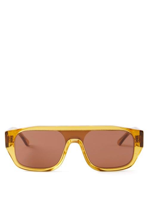 Thierry Lasry - Klassy D-frame Acetate Sunglasses - Mens - Light Orange