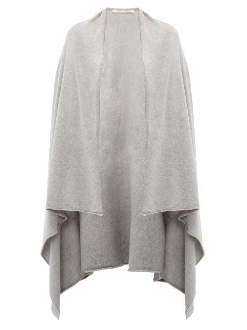 Matchesfashion.com Extreme Cashmere - Cashmere Blend Cape - Womens - Grey