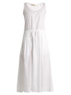 Diane Von Furstenberg Sleeveless Stretch Cotton-poplin Dress