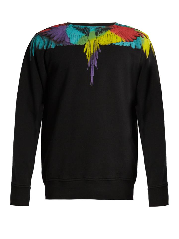 Marcelo Burlon Nicolas Crew-neck Cotton-jersey Sweatshirt