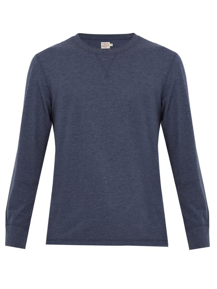 Faherty Notch Long-sleeved Jersey T-shirt