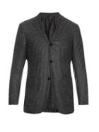 Ermenegildo Zegna Single-breasted Wool And Silk-blend Blazer