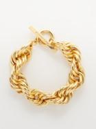 Joolz By Martha Calvo - Amina 14kt Gold-plated Bracelet - Womens - Yellow Gold