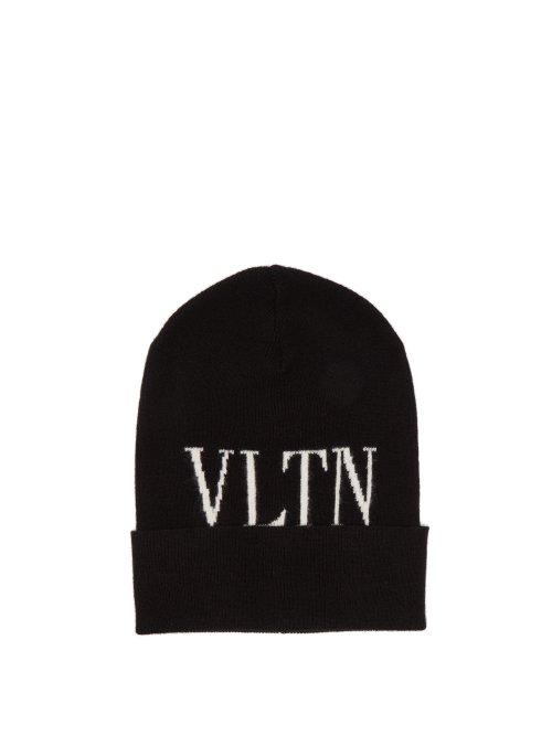 Matchesfashion.com Valentino - Vltn Beanie - Mens - Black