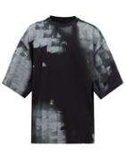 A-cold-wall* - Brushstroke-print Cotton-jersey T-shirt - Mens - Black