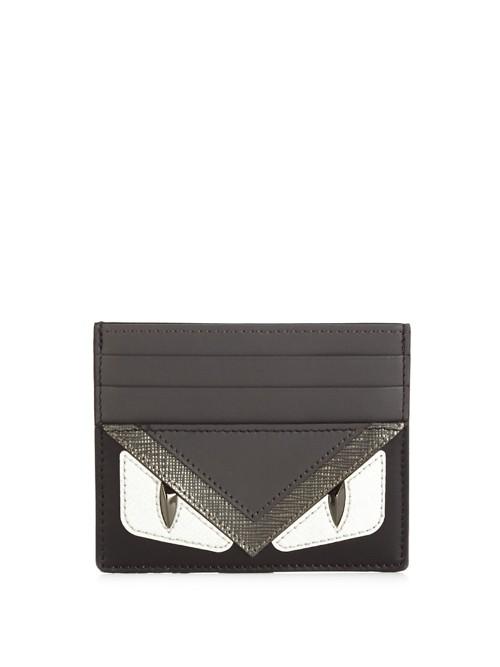 Fendi Bag Bugs Leather Cardholder