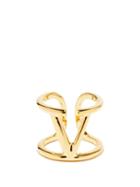 Ladies Jewellery Valentino Garavani - V-logo Ring - Womens - Gold