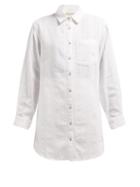 Matchesfashion.com Mara Hoffman - Bennett Woven Cotton Shirt - Womens - White