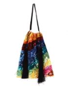 Attico Sequin-embellished Tassel Pouch