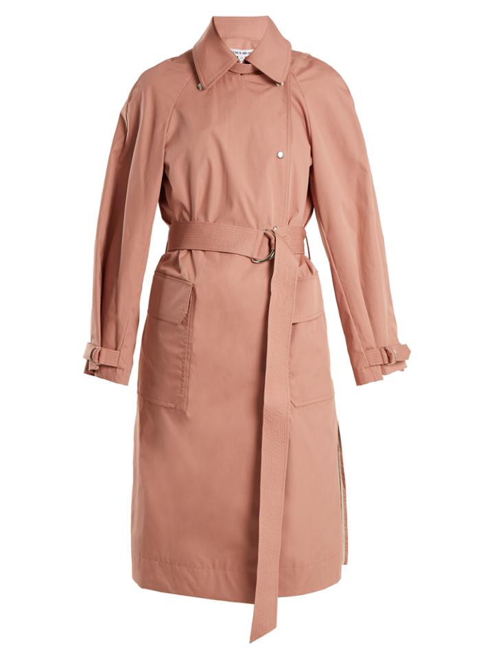 Elizabeth And James Weston Tie-waist Cotton-blend Trench Coat