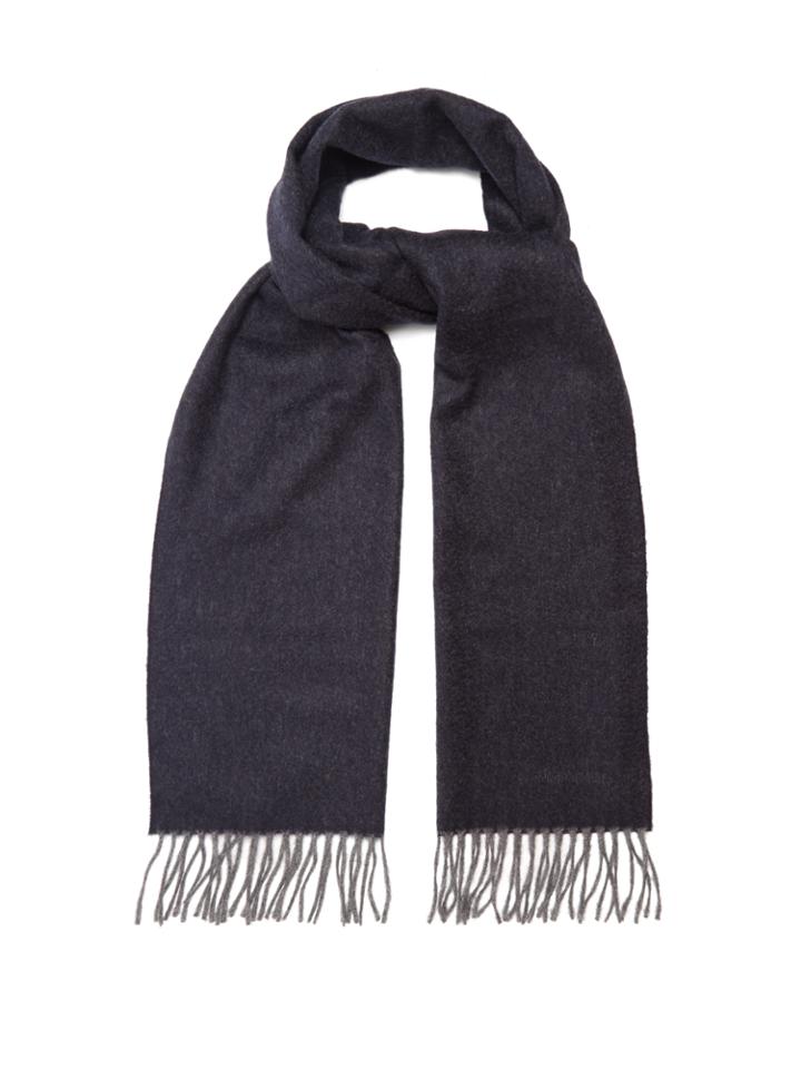 Giorgio Armani Fringed Cashmere Scarf