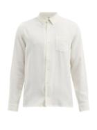 Matchesfashion.com Sfr - Hampus Patch-pocket Gauze Shirt - Mens - White