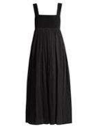 Masscob Crochet-panelled Cotton-gauze Dress
