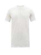 Rick Owens - Level Longline Cotton-jersey T-shirt - Mens - White