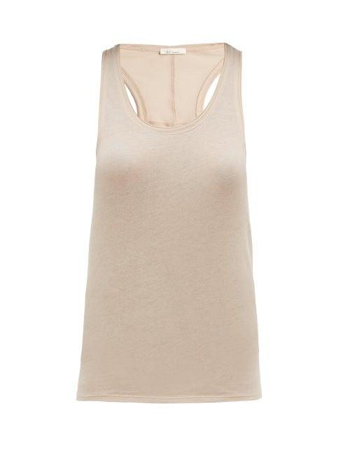 Ladies Lingerie Skin - Pima-cotton Tank Top - Womens - Nude
