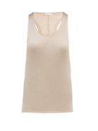 Ladies Lingerie Skin - Pima-cotton Tank Top - Womens - Nude